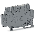 Wago 859 Series Grey Optocoupler Terminal Block, 2.5mm², Cage Clamp Termination