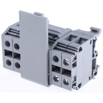 Entrelec Distribution Block, 2 Way, 10-70 inputmm², 200A, 800 V, Grey