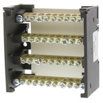 Entrelec Distribution Block, 8 Way, 16 inputmm², 80A, 600 V, Grey