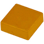 Orange Push Button Cap, for use with Apem 18000 Series (Snap Action Momentary Push Button Switch), Cap
