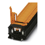 Phoenix Contact UK 5-HEDI N Series Black, Orange Disconnect Terminal Block, Single-Level, Screw Termination