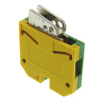 Weidmuller 2-Way EK 4 Earth Terminal Block, 26 → 10 AWG Wire, Screw Down, Nylon Housing, ATEX