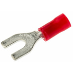 TE Connectivity, PLASTI-GRIP Insulated Crimp Spade Connector, 0.26mm² to 1.65mm², 22AWG to 16AWG, M3.5 Stud Size PVC,