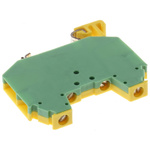 Phoenix Contact 4-Way MT1.5-QUATTRO-PE Earth Terminal Block, 26 → 16 AWG Wire, Screw Down, Polyamide Housing