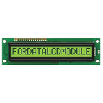 Fordata FC1601B00-FHYYBW-51SE FC Alphanumeric LCD Alphanumeric Display, Green, Yellow on Yellow-Green, 1 Row by 16