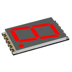DSM7UA56101 VCC 7-Segment LED Display, CA Red 40 mcd RH DP 14.2mm