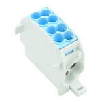 Weidmuller Distribution Block, 2 Way, 16 mm², 25 mm², 152A, 1 kV ac/dc, 600 V, Blue