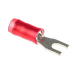 TE Connectivity, PIDG Insulated Crimp Spade Connector, 0.3mm² to 1.4mm², 22AWG to 16AWG, M2.5 Stud Size Nylon, Red