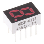 HDSP-U113 Broadcom 7-Segment LED Display, CC Red 3.6 mcd RH DP 8mm