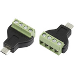 CIE, CLB-JL USB Connector, Cable Mount, Plug Micro B, Solder