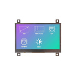 Riverdi RVT43ALBFWN00 TFT LCD Colour Display / Touch Screen, 4.3in, 1280 x 768