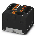 Phoenix Contact Distribution Block, 7 Way, 2.5mm², 17.5A, 450 V, Black