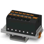 Phoenix Contact Distribution Block, 13 Way, 0.2 → 6mm², 32A, 800 V, Black