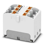 Phoenix Contact Distribution Block, 6 Way, 0.2 → 6mm², 32A, 630 V, White