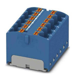 Phoenix Contact Distribution Block, 12 Way, 6mm², 32A, 450 V, Blue