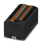 Phoenix Contact Distribution Block, 19 Way, 0.14 → 4mm², 24A, 450 V, Black