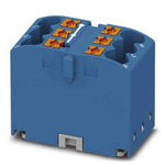 Phoenix Contact Distribution Block, 6 Way, 4mm², 24A, 450 V, Blue