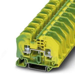 Phoenix Contact 2-Way Non-Fuse DIN Rail Terminal, 0.1 to 6mm², 26 → 10 AWG Wire, Nut/Bolt, ATEX, IECEx