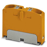 Phoenix Contact Distribution Block, 2 Way, 6mm², 32A, 450 V, Orange