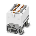 Phoenix Contact Distribution Block, 13 Way, 2.5mm², 17.5A, 500 V, White