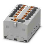 Phoenix Contact Distribution Block, 13 Way, 2.5mm², 17.5A, 450 V, Grey