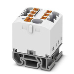 Phoenix Contact Distribution Block, 7 Way, 4mm², 24A, 690 V, White