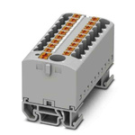 Phoenix Contact Distribution Block, 19 Way, 4mm², 24A, 690 V, Grey