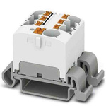 Phoenix Contact Distribution Block, 7 Way, 0.2 → 6mm², 32A, 450 V, White