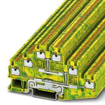 Phoenix Contact 6-Way Earth Terminal Block, 1.5mm², 26 → 14 AWG Wire, Push In