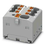 Phoenix Contact Distribution Block, 7 Way, 2.5mm², 17.5A, 450 V, Grey