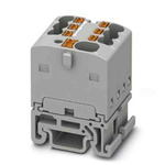 Phoenix Contact Distribution Block, 7 Way, 2.5mm², 17.5A, 500 V, Grey