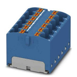 Phoenix Contact Distribution Block, 12 Way, 0.2 → 6mm², 32A, 450 V, Blue