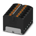 Phoenix Contact Distribution Block, 12 Way, 0.2 → 6mm², 32A, 450 V, Black