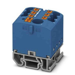 Phoenix Contact Distribution Block, 7 Way, 4mm², 24A, 690 V, Blue