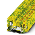 Phoenix Contact 3-Way Earth Terminal Block, 6mm², 24 → 12 AWG Wire, Push In