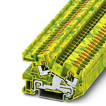 Phoenix Contact 2-Way Non-Fuse DIN Rail Terminal,  0.2 to 6mm², 24 → 10 AWG Wire, Push In