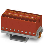 Phoenix Contact Distribution Block, 18 Way, 0.2 → 6mm², 32A, 800 V, Red