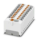 Phoenix Contact Distribution Block, 19 Way, 6mm², 32A, 450 V, White