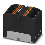 Phoenix Contact Distribution Block, 6 Way, 0.2 → 6mm², 32A, 630 V, Black