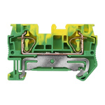 Siemens 1-Way Earth Terminal Block, 0.5 to 4mm², 20 → 12 AWG Wire, Spring
