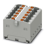 Phoenix Contact Distribution Block, 12 Way, 2.5mm², 17.5A, 450 V, Grey