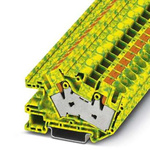 Phoenix Contact 2-Way Earth Terminal Block, 16mm², 4 AWG Wire, Push In