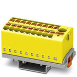 Phoenix Contact Distribution Block, 19 Way, 4mm², 24A, 690 V, Blue