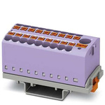 Phoenix Contact Distribution Block, 19 Way, 4mm², 24A, 690 V, Blue