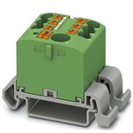 Phoenix Contact Distribution Block, 7 Way, 4mm², 24A, 690 V, Green