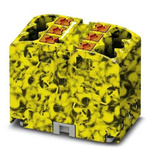 Phoenix Contact Distribution Block, 6 Way, 4mm², 32A, 450 V, Yellow