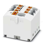 Phoenix Contact Distribution Block, 7 Way, 4mm², 24A, 450 V, White