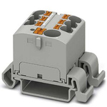 Phoenix Contact Distribution Block, 7 Way, 6mm², 24A, 450 V, Grey