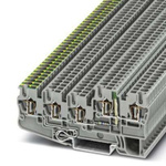 Phoenix Contact 5-Way Earth Terminal Block, 0.08 - 4mm², 12 → 28 AWG Wire, Spring Cage