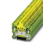 Phoenix Contact 2-Way Earth Terminal Block, 0.08 - 4mm², 12-28 AWG Wire, Spring Cage, ATEX